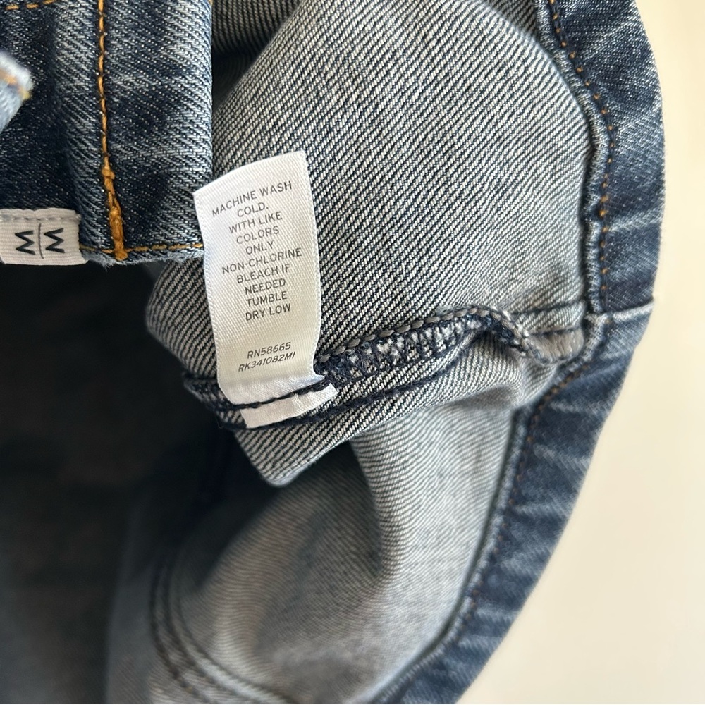 Melrose & Market Y2K Academia Denim Button Mini Skirt with pockets - Picture 4 of 6